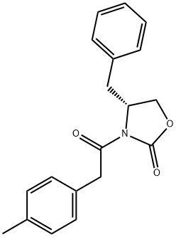 2-Oxazolidinone, 3-[2-(4-methylphenyl)acetyl]-4-(phenylmethyl)-, (4R)- 结构式