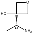 3-Oxetanol, 3-[(1R)-1-aminoethyl]- 化学構造式