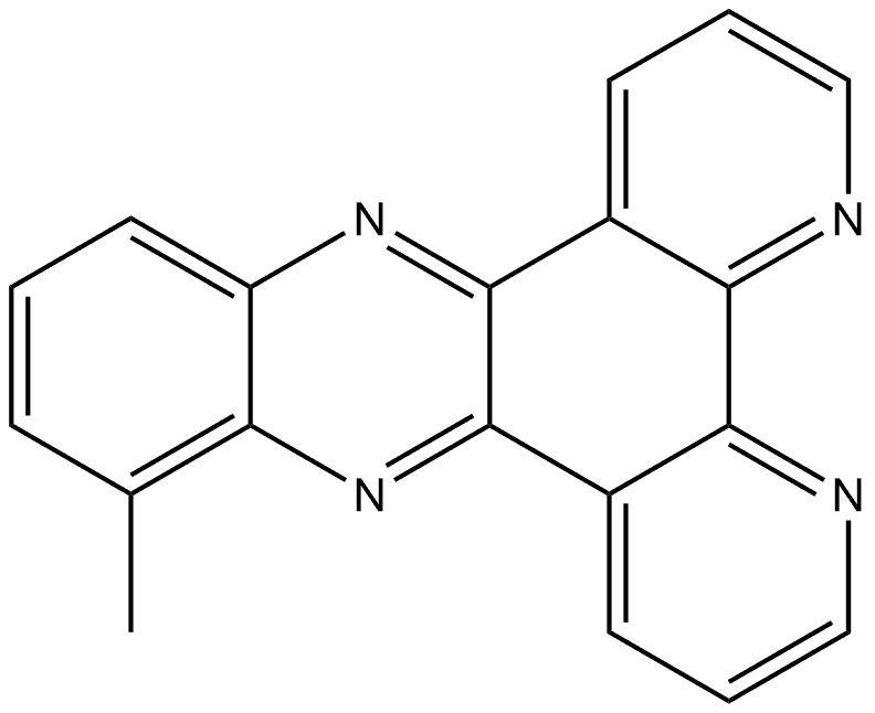 10-甲基二吡啶[3,2-A:2',3'-C]吩嗪,220062-39-5,结构式