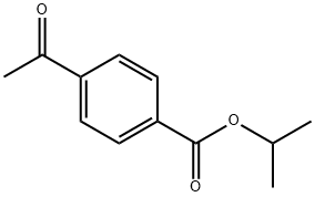 Benzoic acid, 4-acetyl-, 1-methylethyl ester Struktur