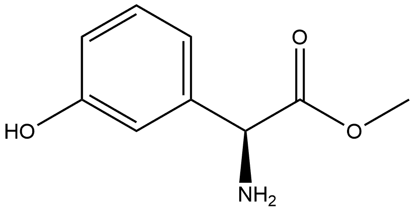 S-3-羟基苯甘氨酸甲酯,220096-01-5,结构式