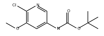 (6-氯-5-甲氧基吡啶-3-基)氨基甲酸叔丁酯, 2201101-35-9, 结构式