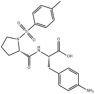 L-Phenylalanine, 1-[(4-methylphenyl)sulfonyl]-L-prolyl-4-amino- (9CI) 化学構造式