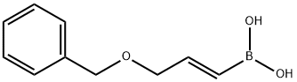 (E)-(3-(苄氧基)丙-1-烯-1-基)硼酸, 220194-16-1, 结构式