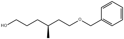 1-Hexanol, 4-methyl-6-(phenylmethoxy)-, (4S)- Struktur