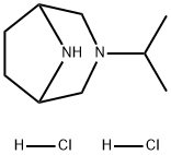 3,8-Diazabicyclo[3.2.1]octane, 3-(1-methylethyl)-, hydrochloride (1:2) Struktur