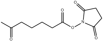 N-Succinimidyl 6-oxoheptanoate 结构式