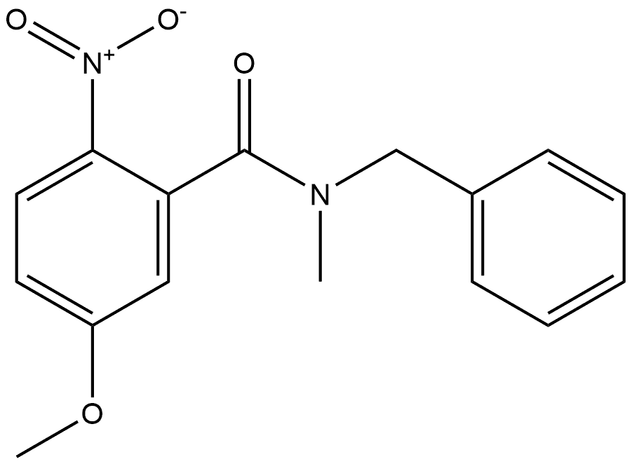 N-benzyl-5-methoxy-N-methyl-2-nitrobenzamide,2204560-11-0,结构式