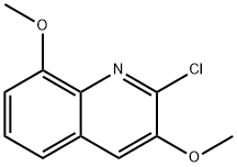 Quinoline, 2-chloro-3,8-dimethoxy- Structure
