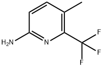 2-Pyridinamine, 5-methyl-6-(trifluoromethyl)- Structure