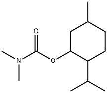 Menthyl N,N-dimethylcarbamate Struktur