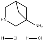 3-Azabicyclo[3.1.1]heptan-1-amine, hydrochloride (1:2) Structure