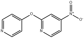 Pyridine, 4-nitro-2-(4-pyridinyloxy)- Struktur