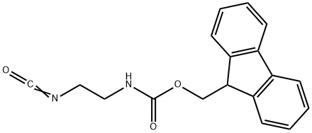 (2-异氰酸基乙基)氨基甲酸(9H-芴-9-基)甲酯, 220662-55-5, 结构式