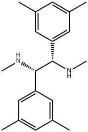 1,2-Ethanediamine, 1,2-bis(3,5-dimethylphenyl)-N,N'-dimethyl-, (1S,2S)- (9CI) Struktur