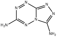 1,2,4-Triazolo[4,3-b][1,2,4,5]tetrazine-3,6-diamine 化学構造式