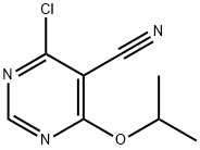 4-chloro-6-propan-2-yloxypyrimidine-5-carbonitrile 结构式