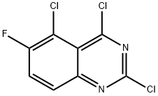 2,4,5-三氯-6-氟喹唑啉, 2208275-13-0, 结构式