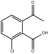 Benzoic acid, 2-acetyl-6-chloro- Struktur