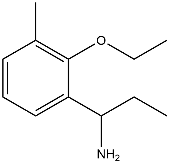 2-Ethoxy-α-ethyl-3-methylbenzenemethanamine 结构式