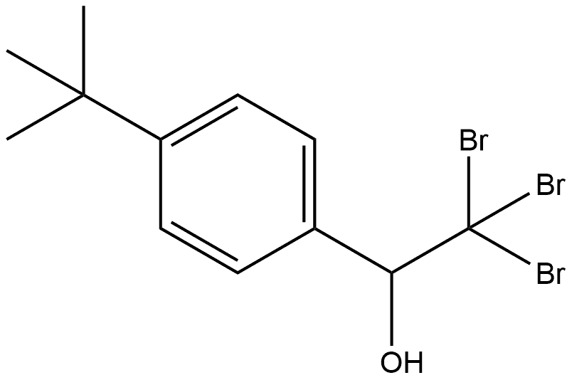 4-(1,1-Dimethylethyl)-α-(tribromomethyl)benzenemethanol Structure