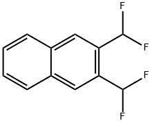 2,3-Bis(difluoromethyl)naphthalene Structure