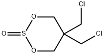 1,3,2-Dioxathiane, 5,5-bis(chloromethyl)-, 2-oxide Structure