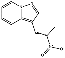 Pyrazolo[1,5-a]pyridine, 3-(2-nitro-1-propen-1-yl) Structure