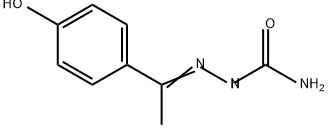 Hydrazinecarboxamide, 2-[1-(4-hydroxyphenyl)ethylidene]- 结构式