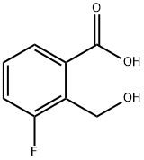 3-Fluoro-2-(hydroxymethyl)benzoic acid Struktur