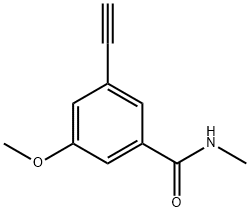 3-Ethynyl-5-methoxy-N-methylbenzamide Struktur