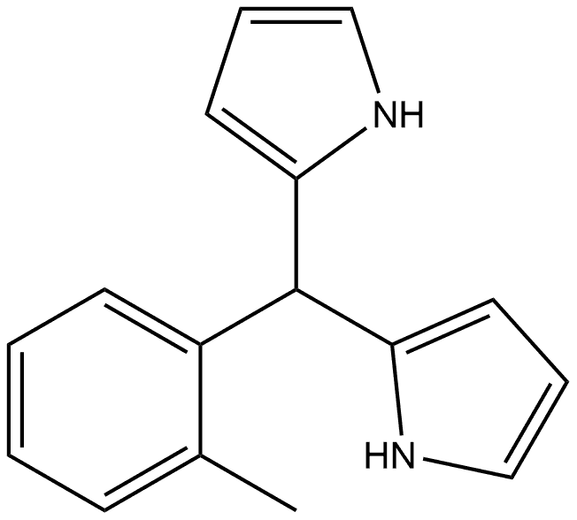 2,2'-(邻甲苯基亚甲基)双(1H-吡咯) 结构式