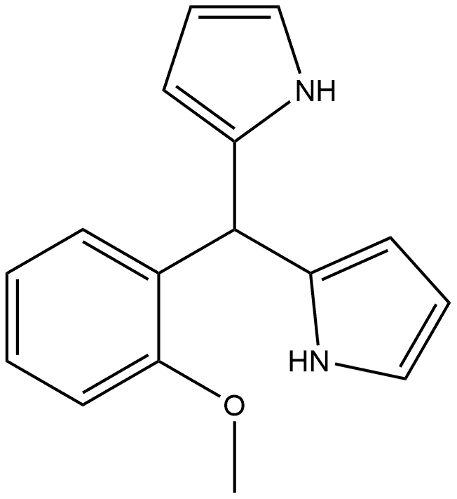 2,2’-[(2-Methoxyphenyl)methylene]bis(1H-pyrrole) Structure