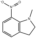 1-Methyl-7-nitroindoline 化学構造式