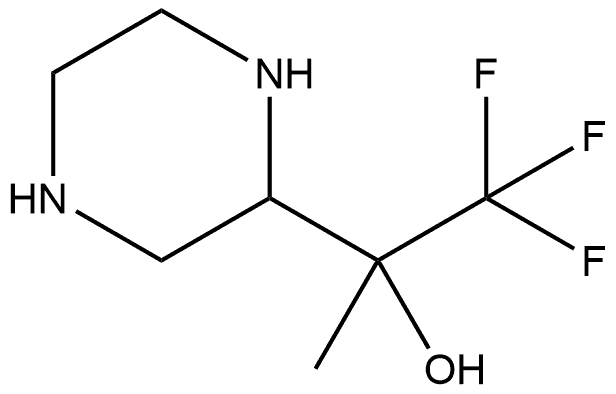 α-Methyl-α-(trifluoromethyl)-2-piperazinemethanol|1,1,1-三氟-2-(哌嗪-2-基)丙-2-醇