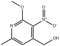 4-Pyridinemethanol, 2-methoxy-6-methyl-3-nitro- Structure