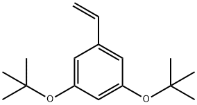 1,3-Bis(1,1-dimethylethoxy)-5-ethenylbenzene Struktur