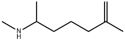 6-Hepten-2-amine, N,6-dimethyl- Structure