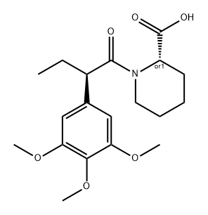 2-Piperidinecarboxylic acid, 1-[(2R)-1-oxo-2-(3,4,5-trimethoxyphenyl)butyl]-, (2S)-rel-|