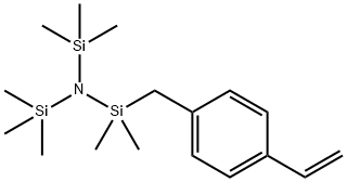 1-[(4-乙烯基苯基)甲基]-1,1'-二甲基-N,N-双(三甲基硅基)硅烷胺,2217656-07-8,结构式