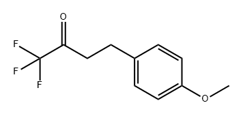 2-Butanone, 1,1,1-trifluoro-4-(4-methoxyphenyl)- Structure