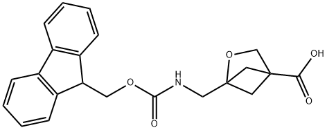 1-[({[(9H-fluoren-9-yl)methoxy]carbonyl}amino)methyl]-2-oxabicyclo[2.1.1]hexane-4-carboxylic acid Structure