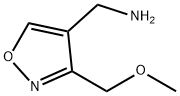 [3-(methoxymethyl)-1,2-oxazol-4-yl]methanamine Struktur