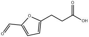 3-(5-formylfuran-2-yl)propanoic acid Struktur