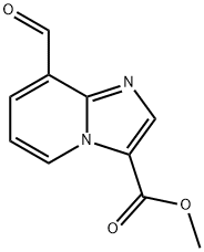 methyl 8-formylimidazo[1,2-a]pyridine-3-carboxylate Structure