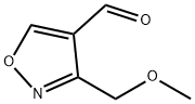 3-(methoxymethyl)-1,2-oxazole-4-carbaldehyde Struktur