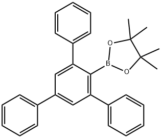 1,3,2-Dioxaborolane, 4,4,5,5-tetramethyl-2-(5'-phenyl[1,1':3',1''-terphenyl]-2'-yl)- Struktur