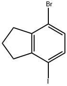 1H-Indene, 4-bromo-2,3-dihydro-7-iodo-|4-溴-7-碘茚满