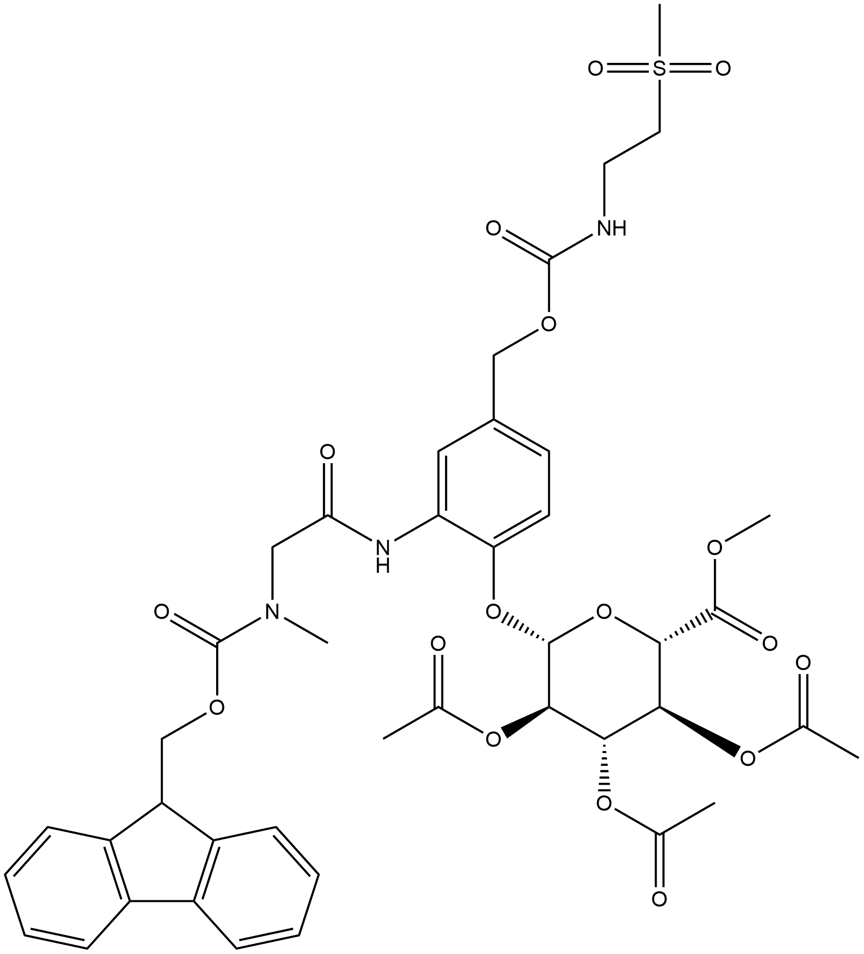 MAC glucuronide linker-1 Struktur