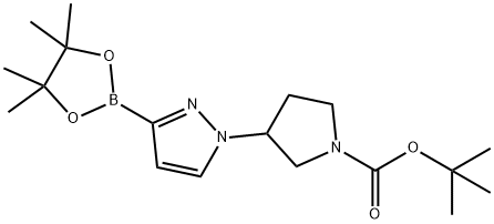 1,1-Dimethylethyl 3-[3-(4,4,5,5-tetramethyl-1,3,2-dioxaborolan-2-yl)-1H-pyrazol-1-yl]-1-pyrrolidinecarboxylate|